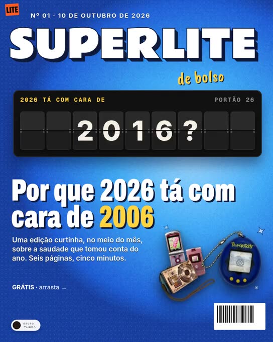 Capa da SUPERLITE de bolso Nº 01